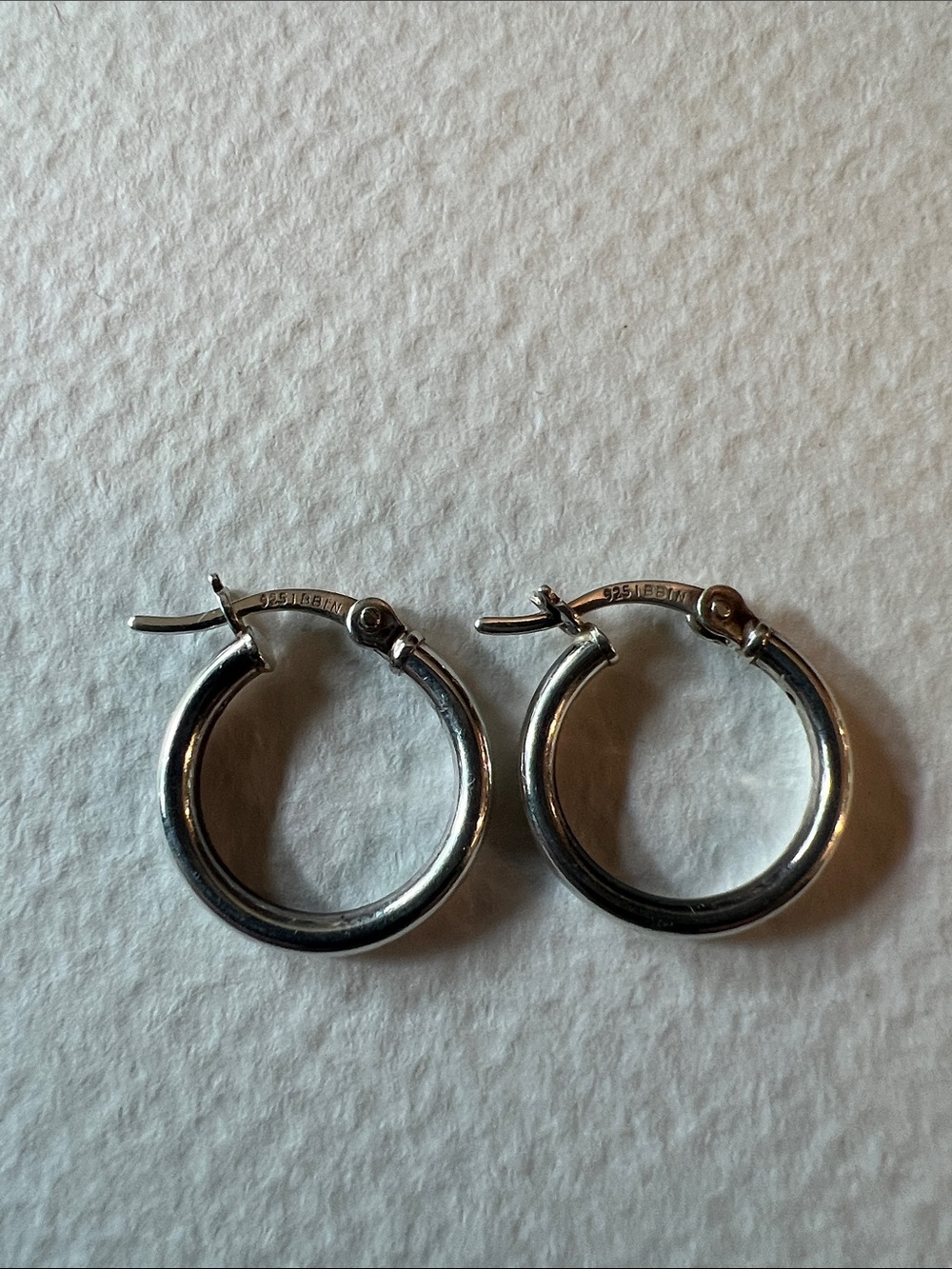 Sterling Silver Hoop Earrings - Classic Small Hoops